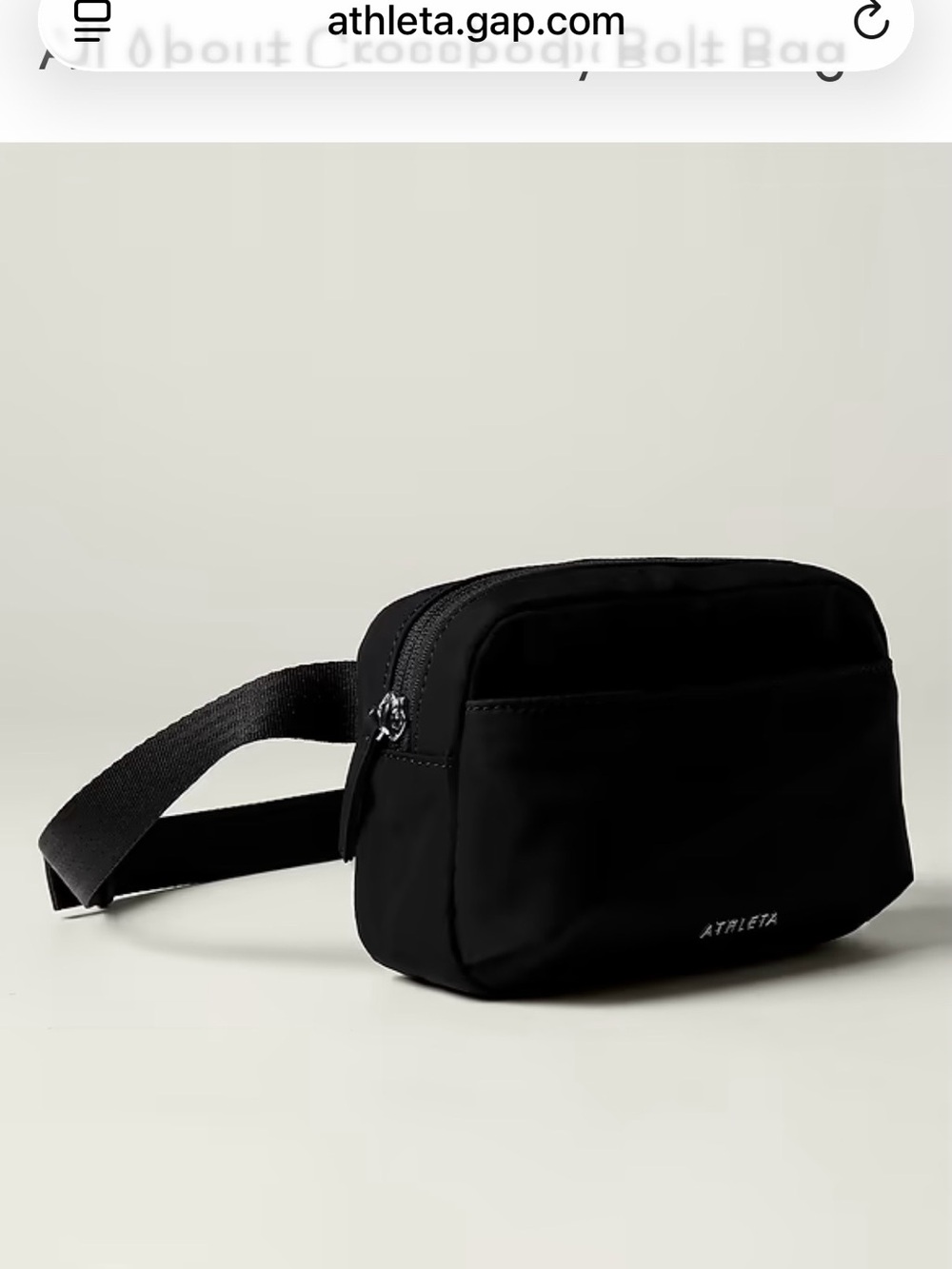NWT Athleta Black All about Belt Bag